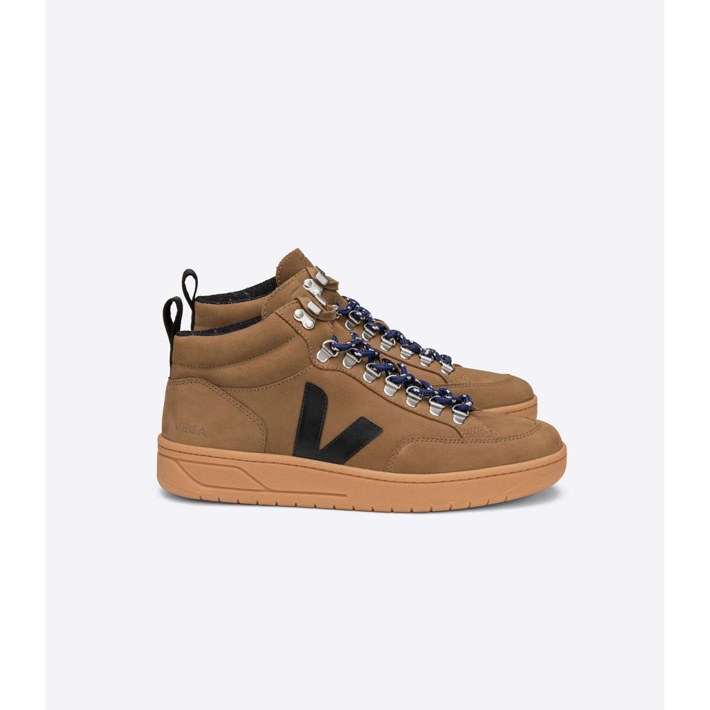 Men\'s Veja RORAIMA NUBUCK High Tops Coffee | ZA 116QMA